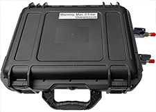 EM-Tec Save-Storr 4B Aufbewahrungsbehälter für Proben unter Inertgas, schwarzes PP, 4 L